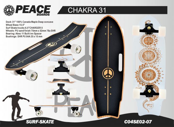 PEACE-BOARDS CHAKRA 31″