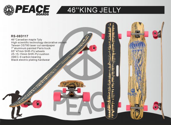 PEACE BOARDS 46″ KING JELLY