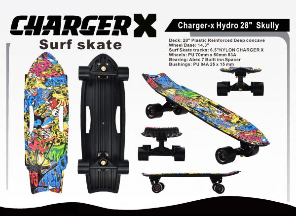 CHARGER X HYDRO 28″ SKULLY
