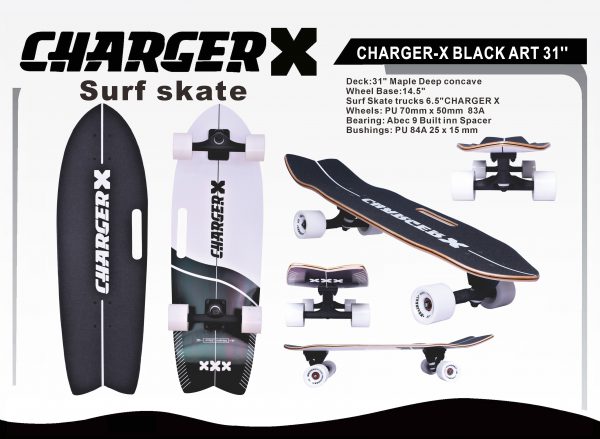CHARGER X 31″ BLACK ART